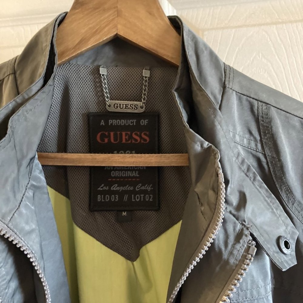 New Guess Performance Jacket Medium Dark Gray - image 2